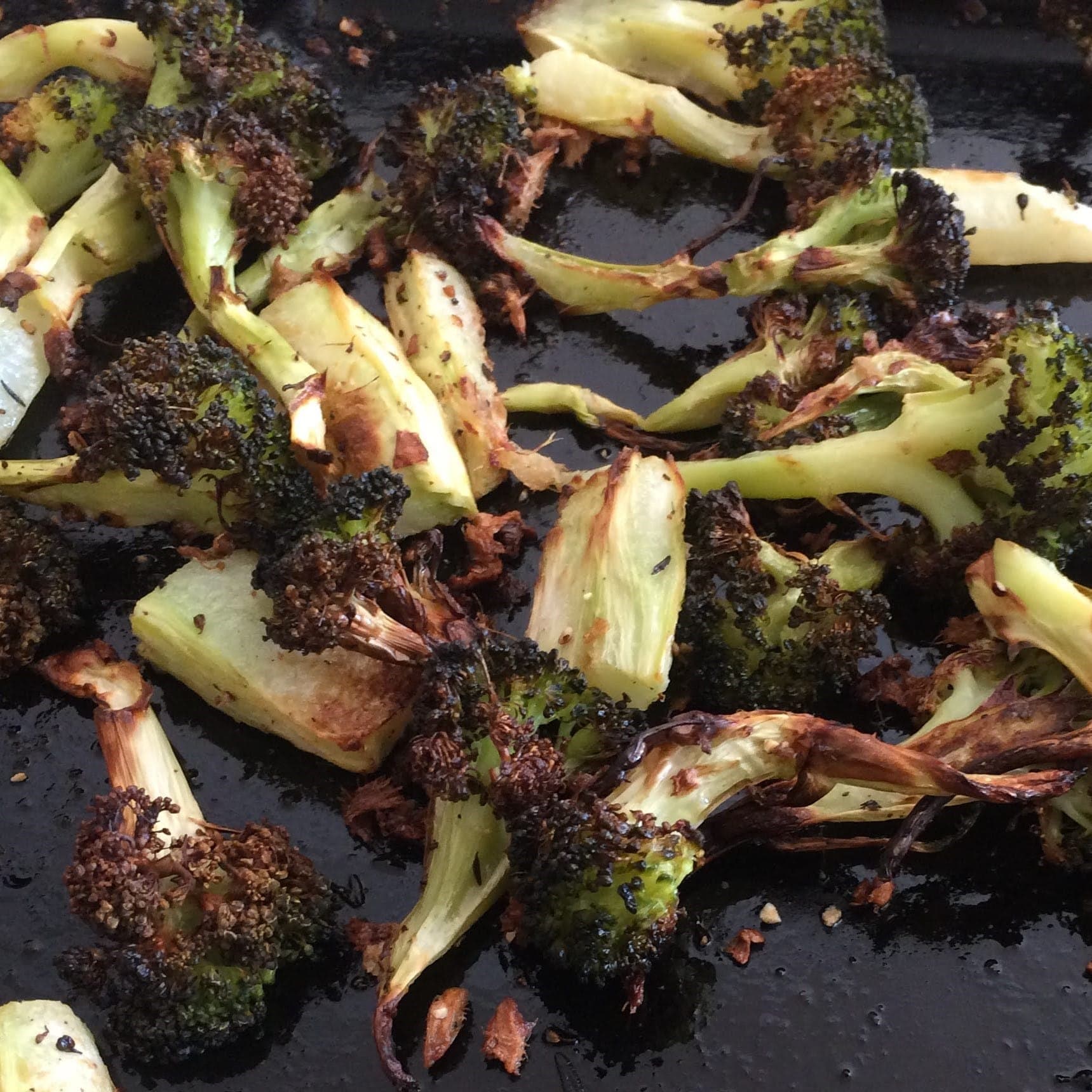 Roasted Ginger Broccoli