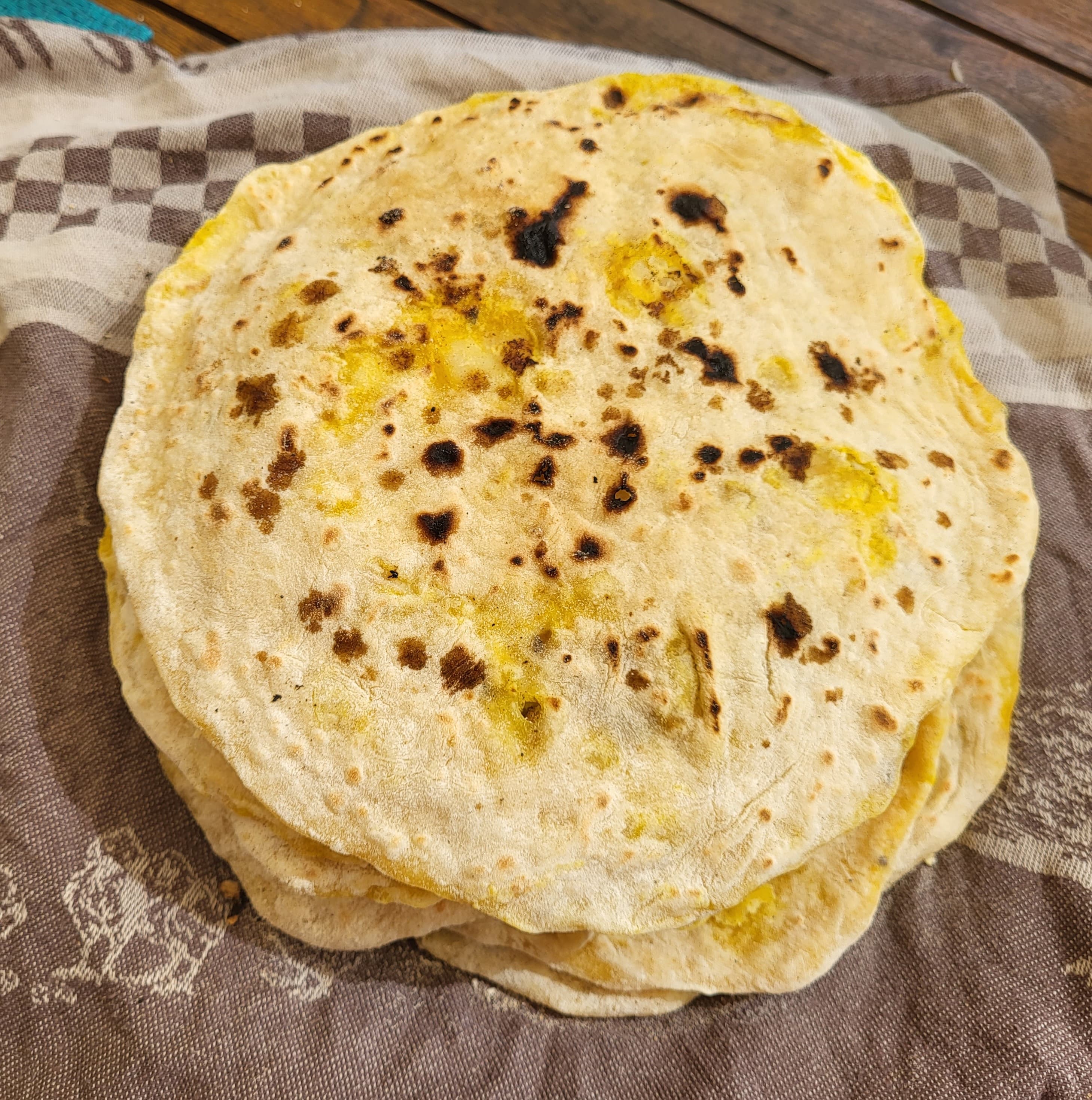 Potato Stuffed Flatbread