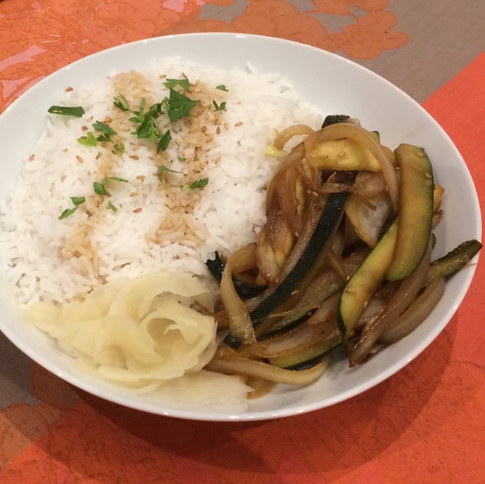 Zucchini Stirfry