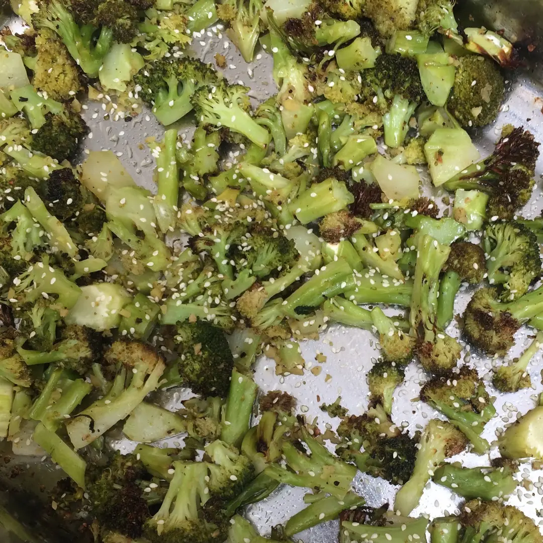 Roasted Ginger Broccoli