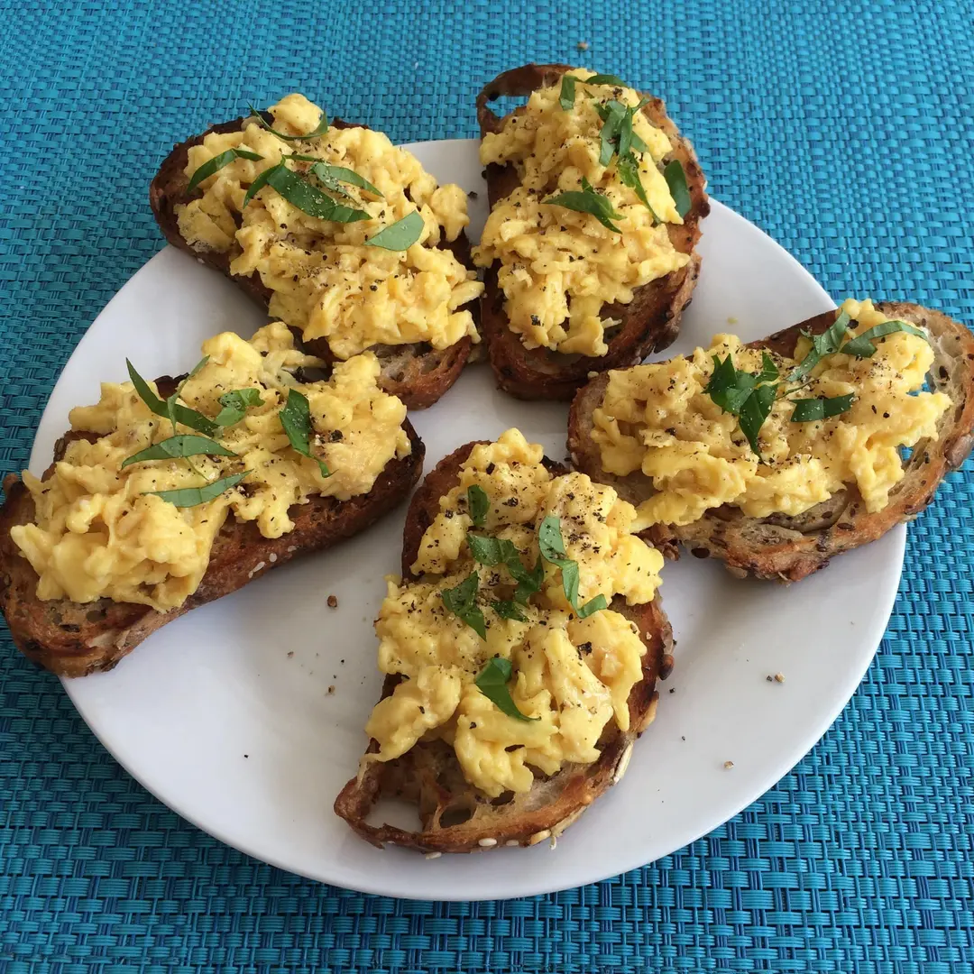 Scrambled Egg Toast